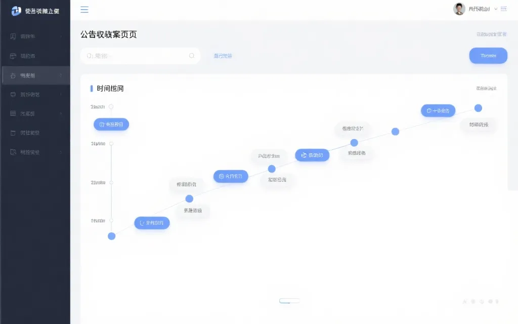公告与历史记录归档界面